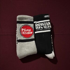 Men's Socks - 2 pairs or Russian river brewery